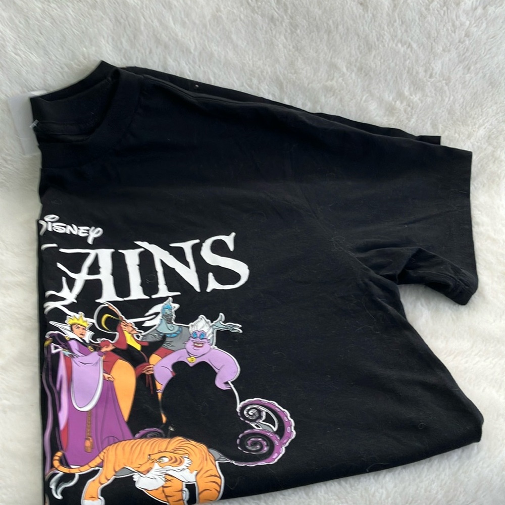 Extra- Large Disney Villains Tee Shirt, In Black.